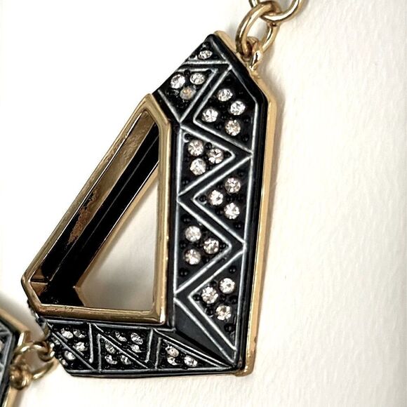 Lulu Frost Mod Mode Midi Necklace – Rare Collector Piece, Art Deco Style, New - Picture 8 of 9